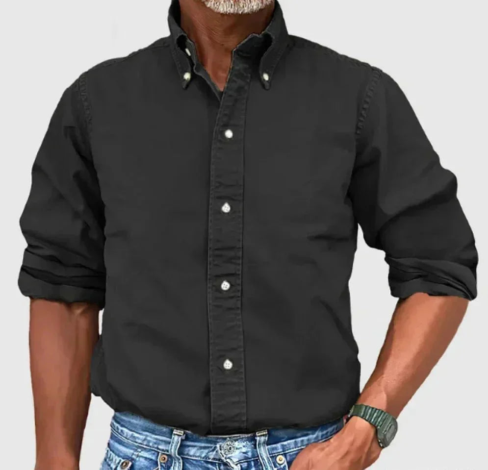 Chemise Homme Kaki Décontractée À Boutons Chase Par Amawinc Confort Quotidien Style Polyvalent Look Soigné