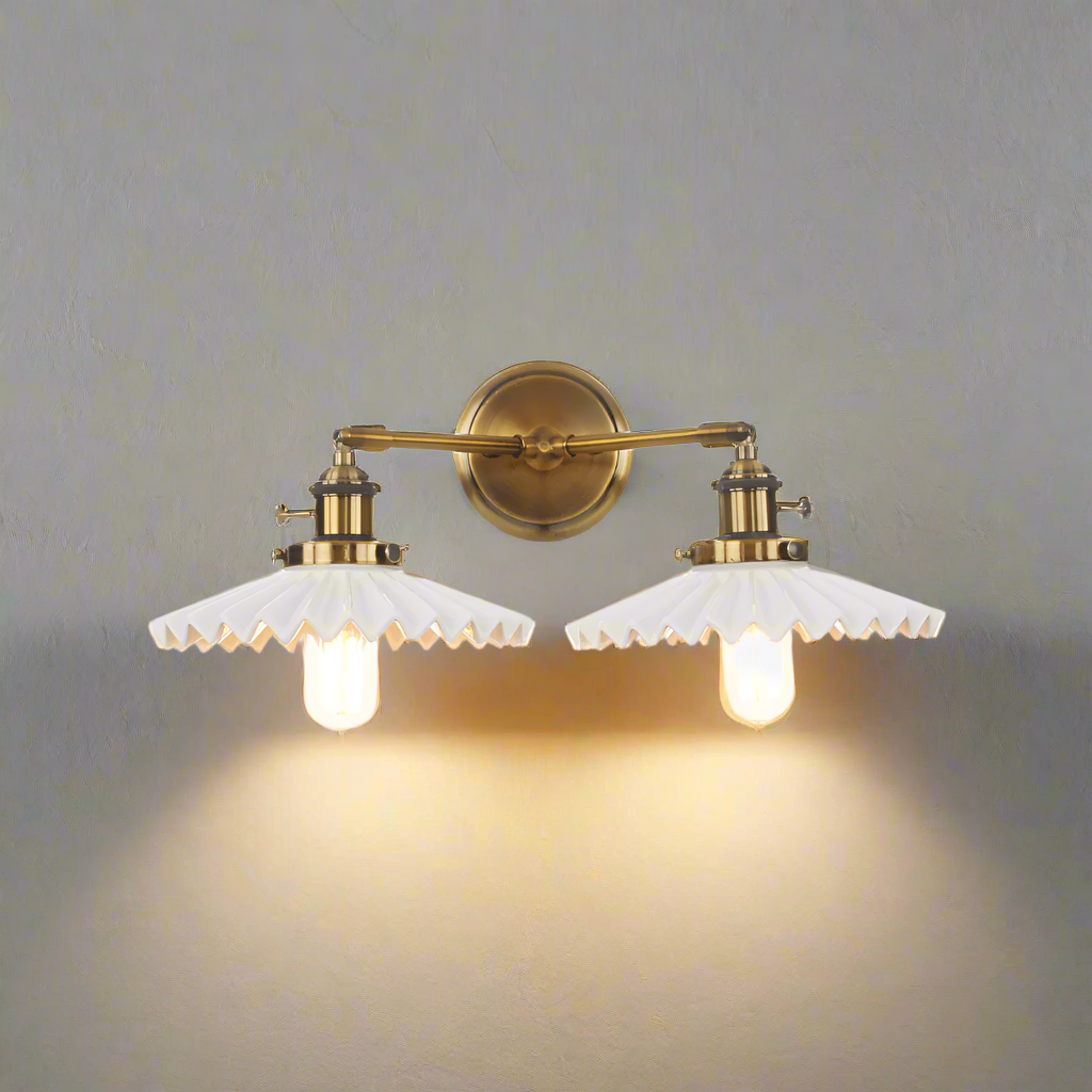 Antike Keramiklampe mit zwei Köpfen
 - OnyxLampen