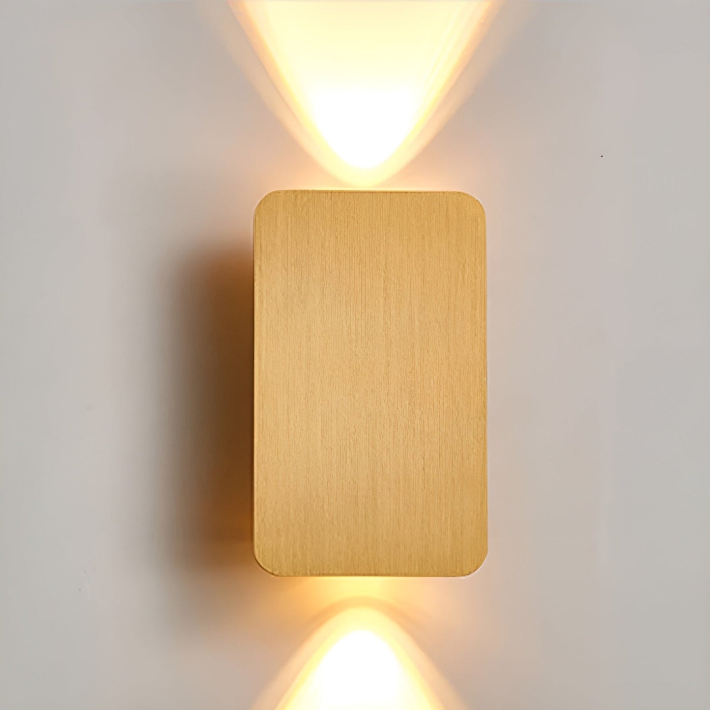 Lampe Murale Minimaliste en Métal Brossé Éclairage Doux Ambiance Chaleureuse Salle Moderne