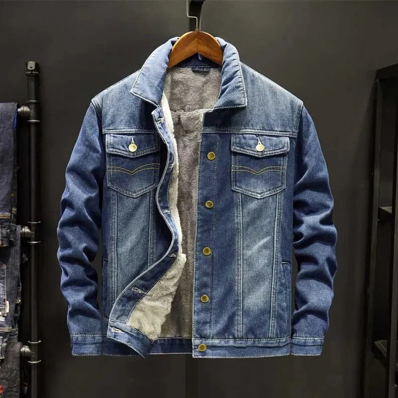 Veste Denim Aureon 1982 Confort Doux Intérieur Pour Temps Plus Frais Quotidien Avec Style