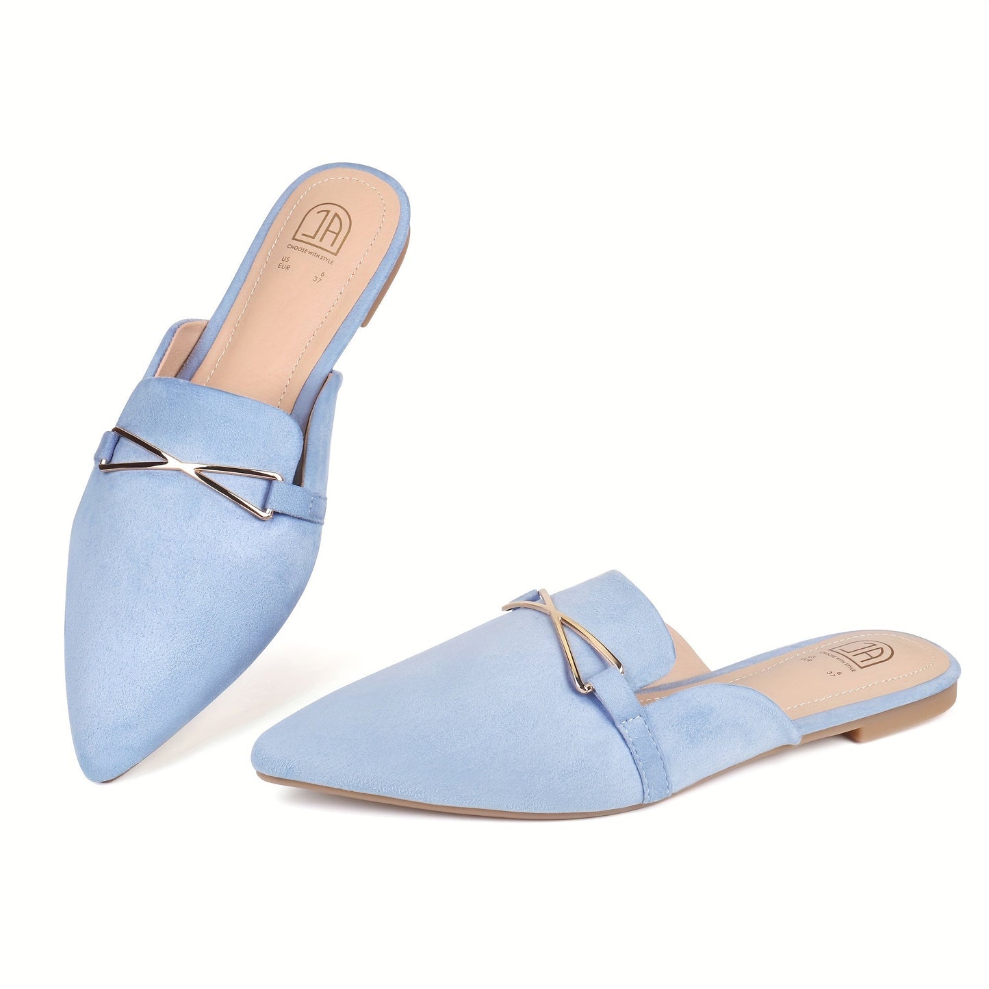 Damen-Pantoletten Pedrine: Modisch und flach