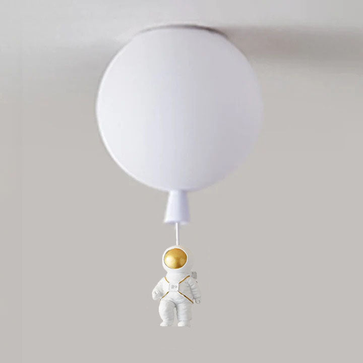 Moderne LED-Deckenleuchte Fateh Mond/Astronauten