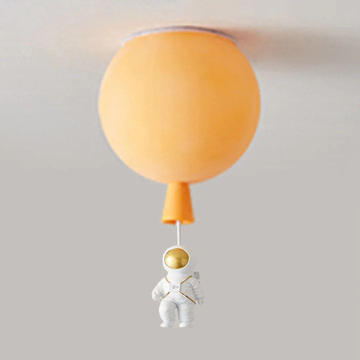 Moderne LED-Deckenleuchte Fateh Mond/Astronauten