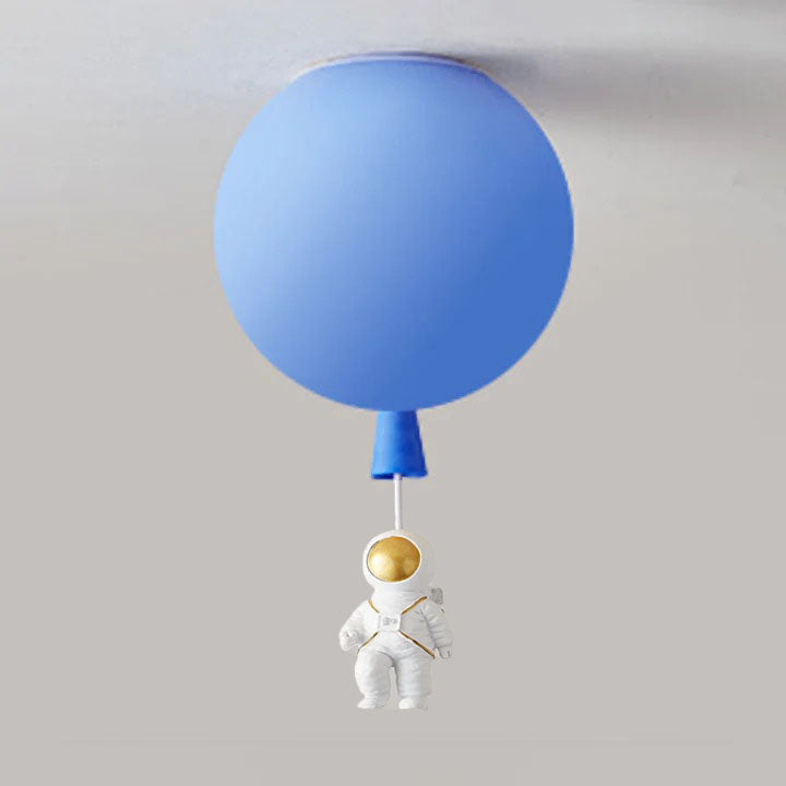 Moderne LED-Deckenleuchte Fateh Mond/Astronauten