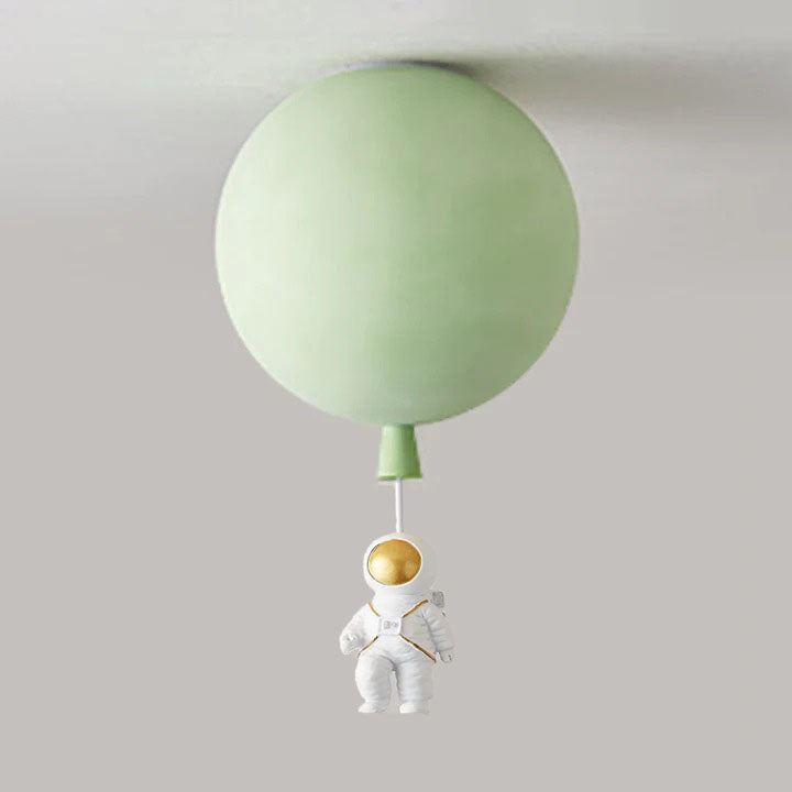 Moderne LED-Deckenleuchte Fateh Mond/Astronauten