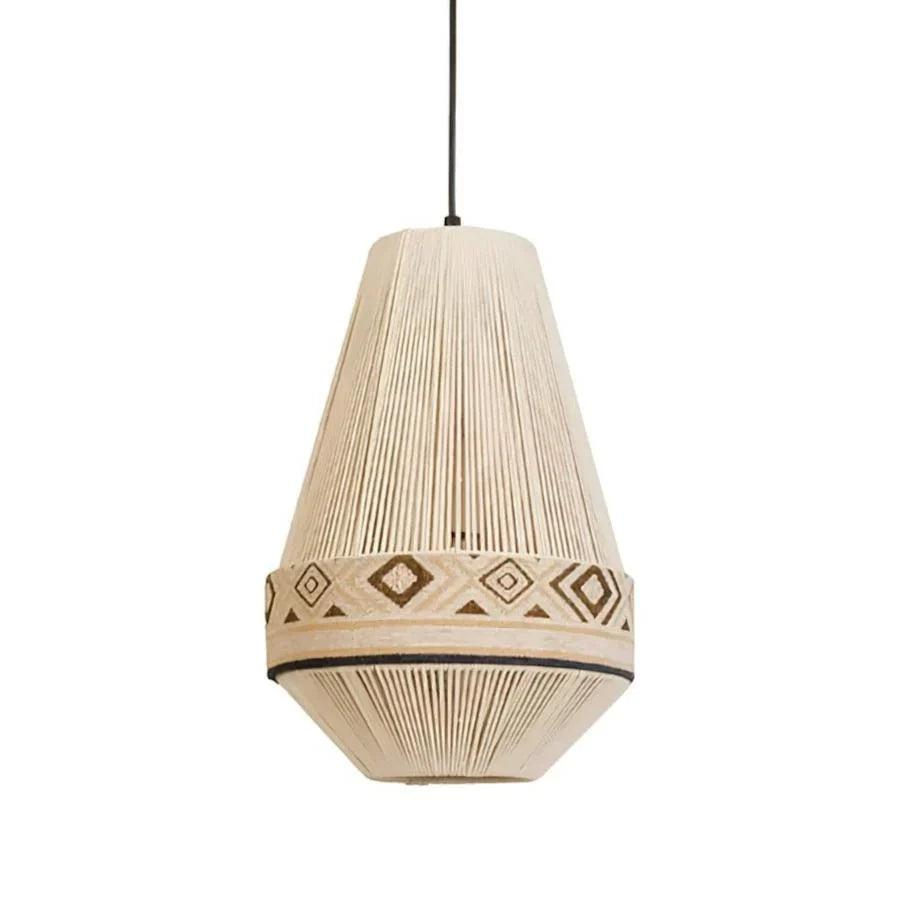 Boho Pendelleuchte mit Fransen