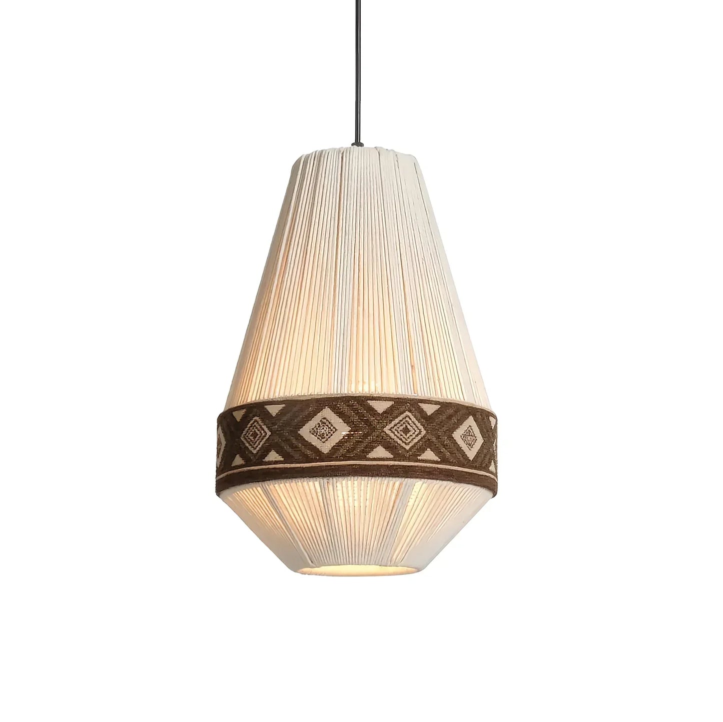 Boho Pendelleuchte mit Fransen