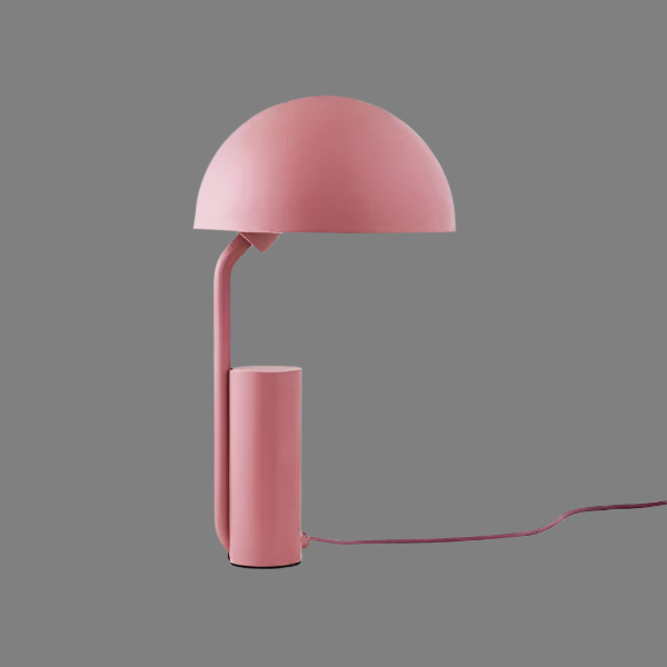 Tischlampe mit Kappe