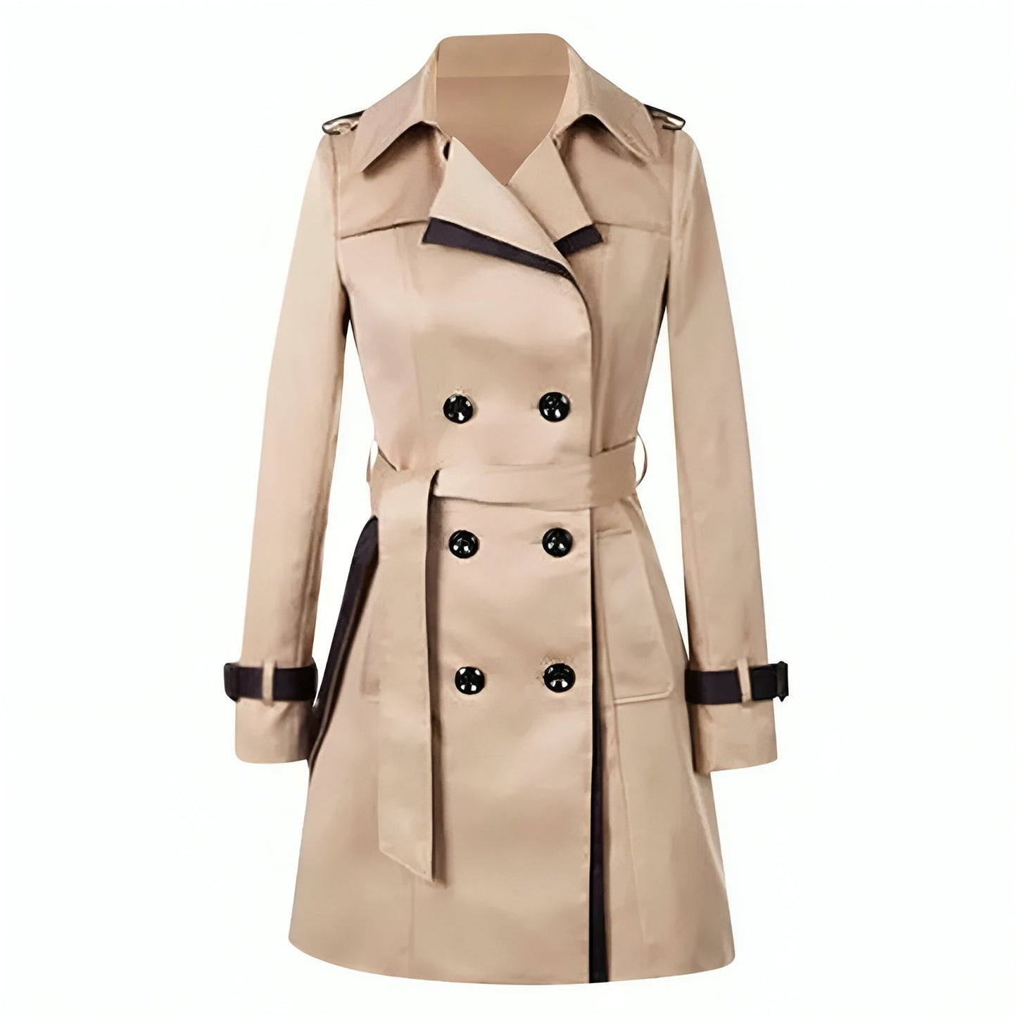 Stella Manteau Trench Double Boutonnage Pour Femme Élégant Et Polyvalent Pour Le Quotidien Et Les Occasions