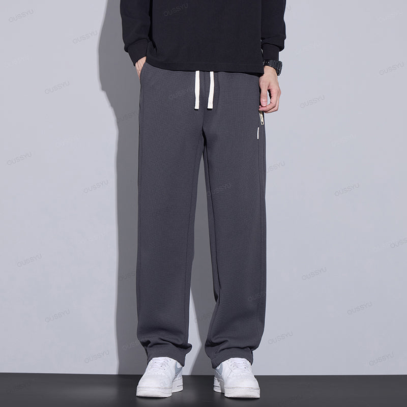Amawinc Benjamin Pantalon Homme À Taille Élastique Motif Gaufre Pour Randonnée Et Vie Quotidienne