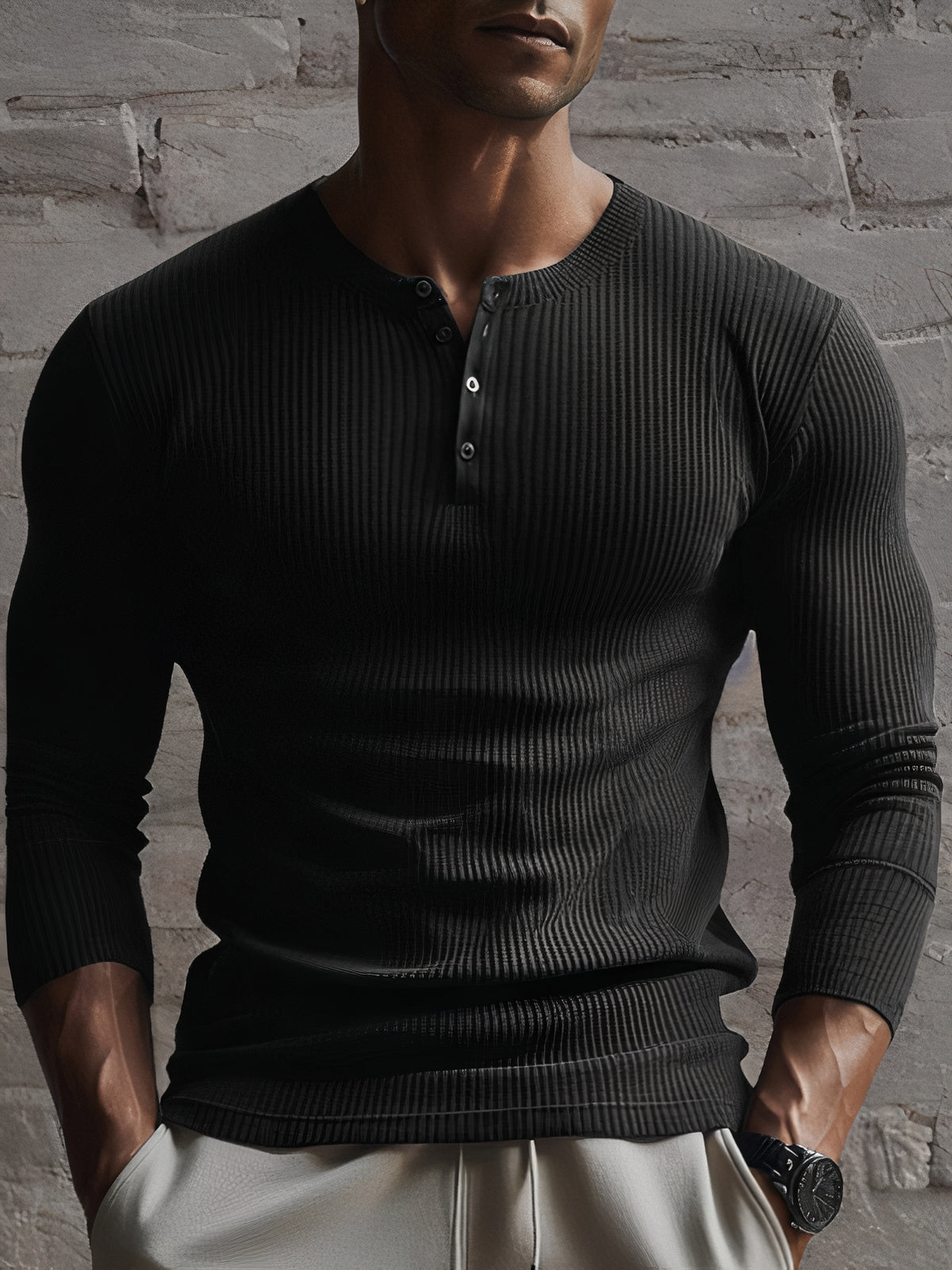 Bequemer Herrenpullover Bertold im lässigen Stil