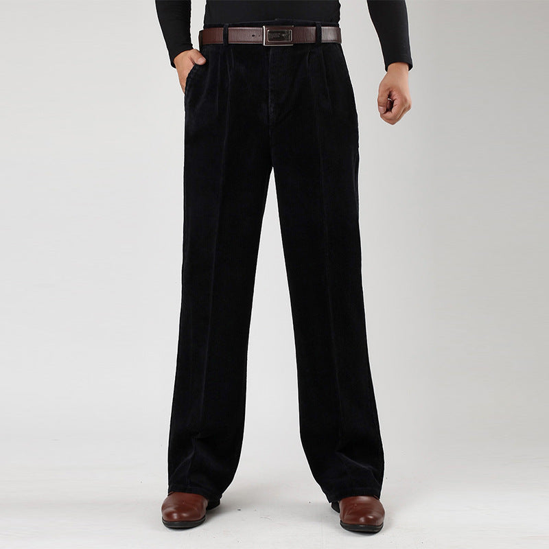 Pantalon Homme Taille Haute Plissé Décontracté Pour Travail Ou Week End Amawinc Brandon
