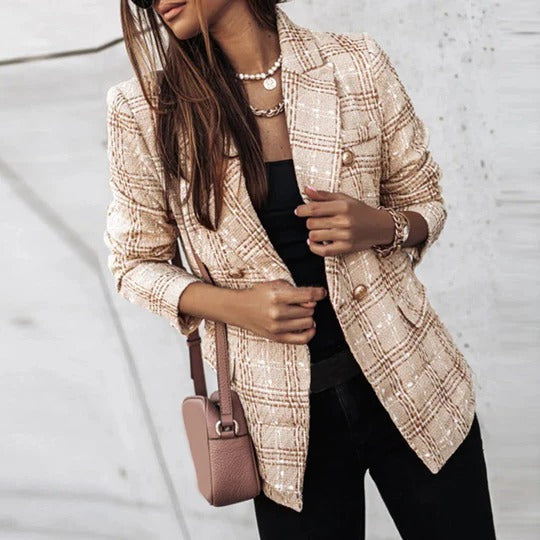 Veste Blazer Femme Taillée À Structure Définie Et Adaptable Pour Professionnel Et Décontracté