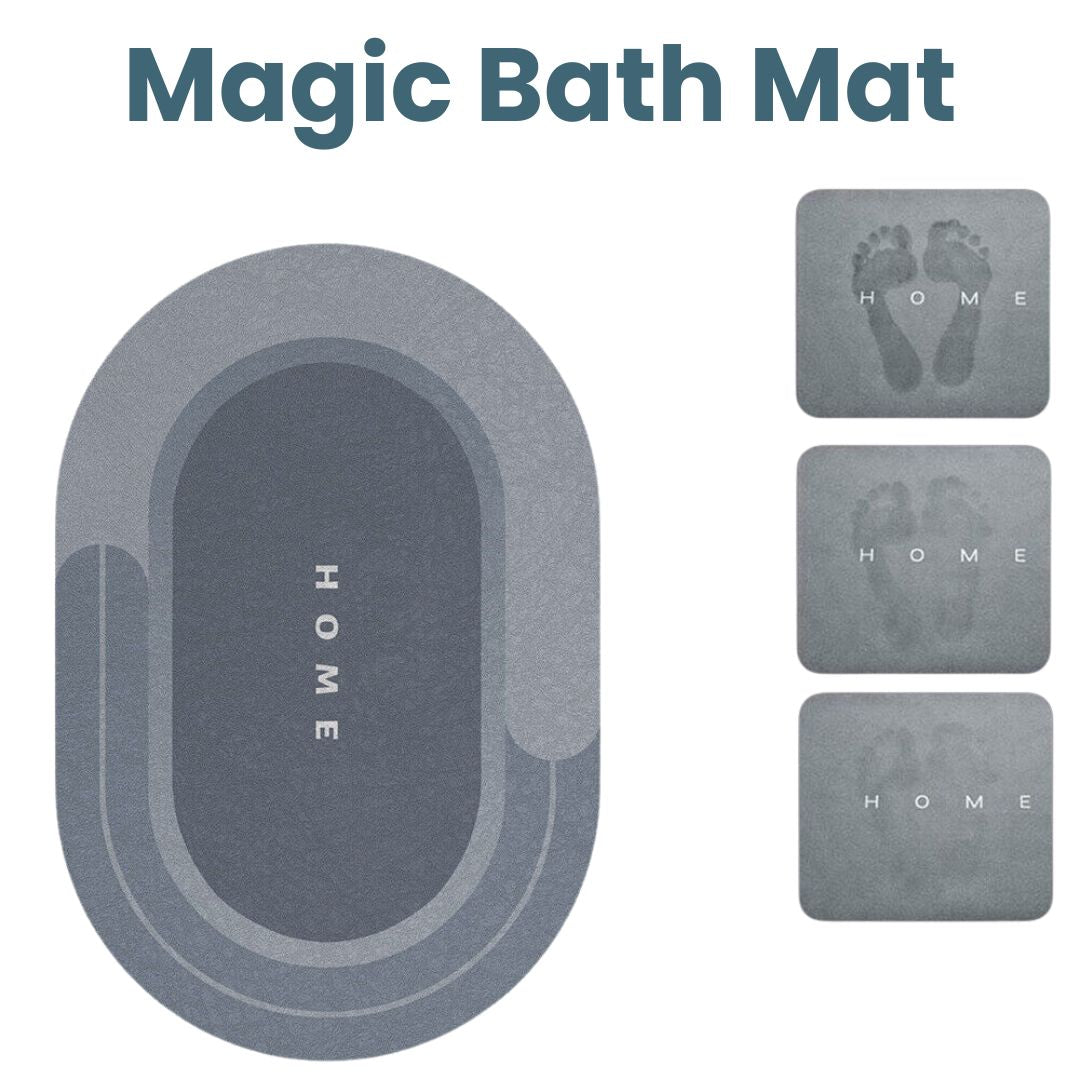 Tapis De Bain Ovale Minimaliste Antidérapant Et Ultra Absorbant Pour Salle De Bain Moderne