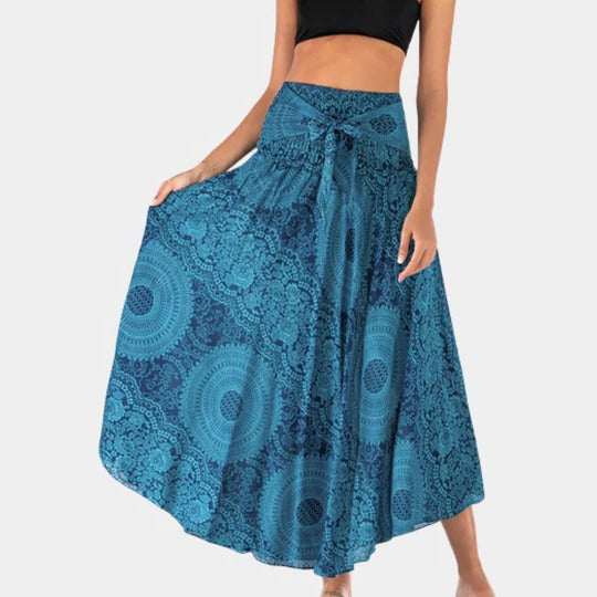 Jupe Maxi Bohème Pour Femmes À Silhouette Décontractée Et Fluide Facile À Porter Et Confortable