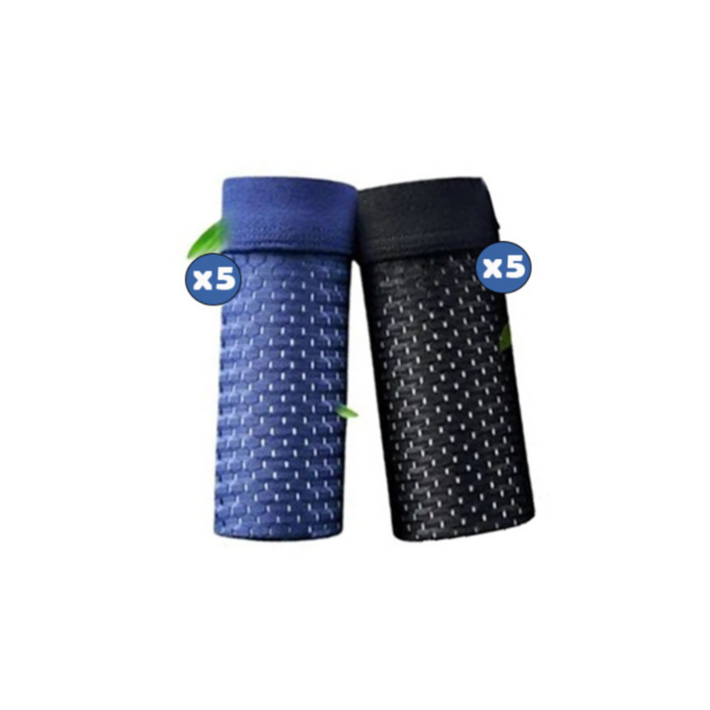 Joshua Boxers Ajustés En Bambou Avec Motif Maillage Géométrique Pour Hommes Longueur Cuisses