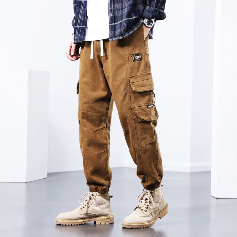 Kellan Pantalon Cargo Premium Coton De Travail Confortable Et Tendance Tailles XS À 4XL