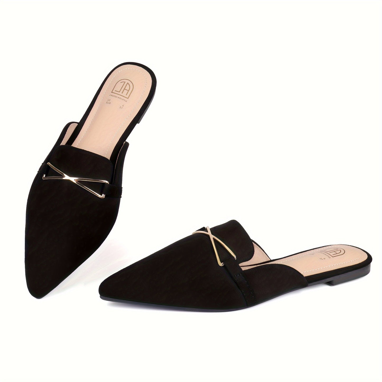 Damen-Pantoletten Pedrine: Modisch und flach