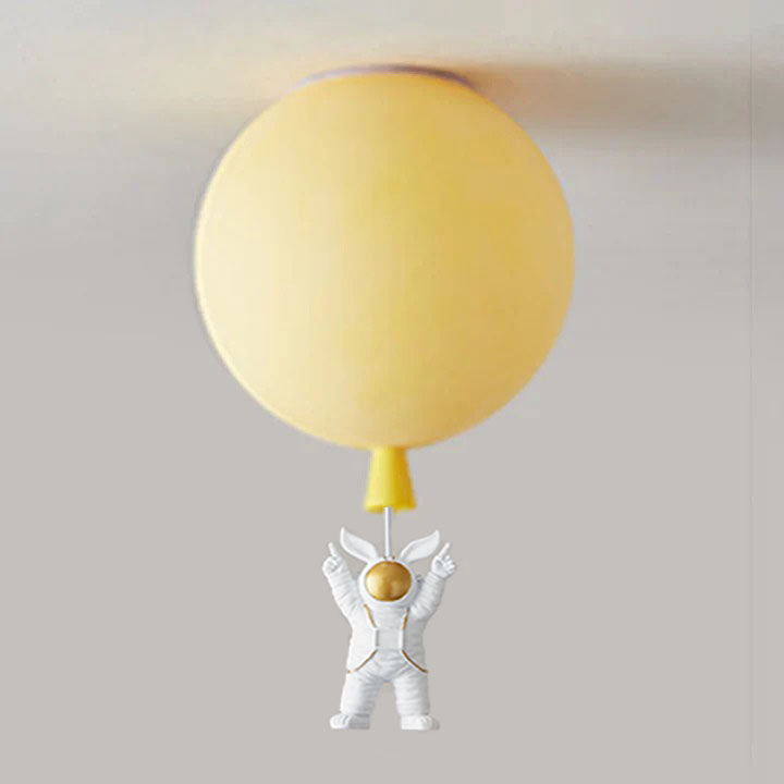 Moderne LED-Deckenleuchte Fateh Mond/Astronauten