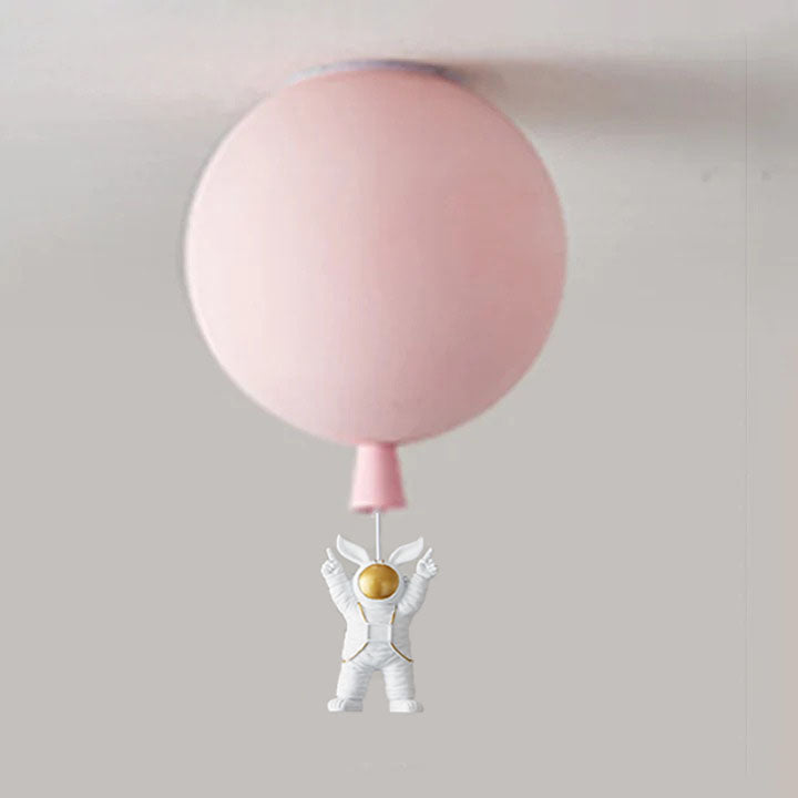 Moderne LED-Deckenleuchte Fateh Mond/Astronauten