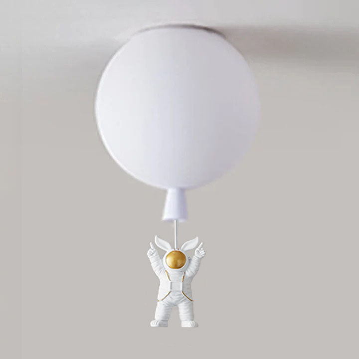 Moderne LED-Deckenleuchte Fateh Mond/Astronauten