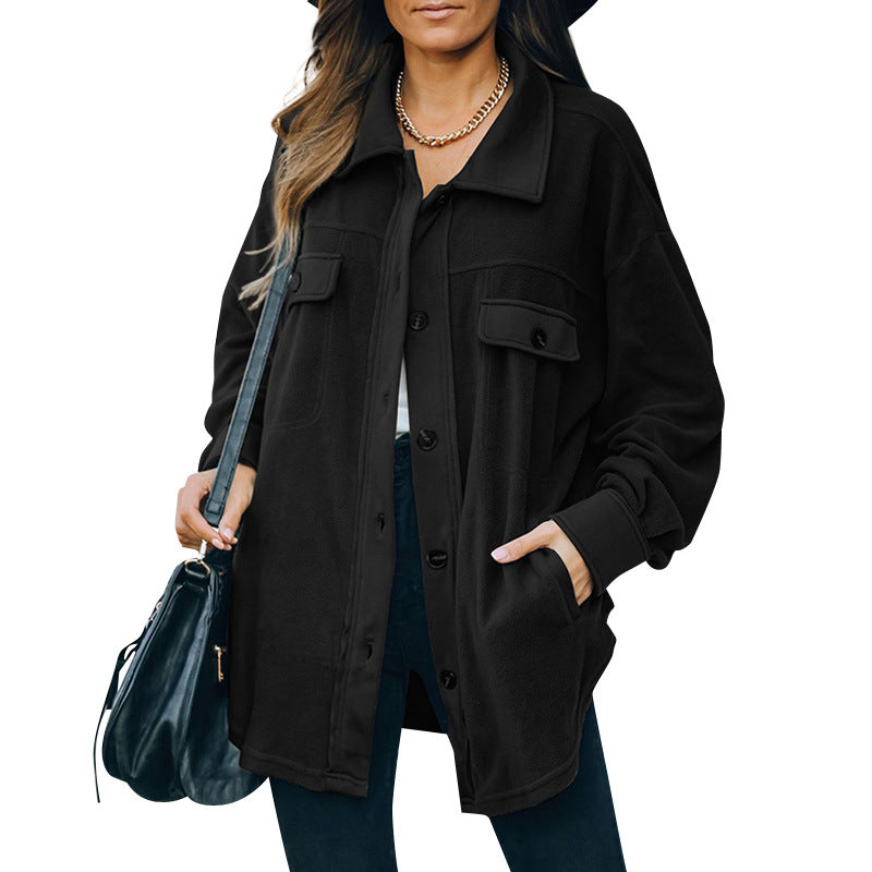Yulisa Fleece-Knopfjacke