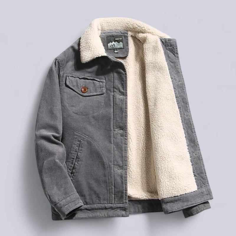 Veste Velours Côtelé Canyon Robuste Avec Doublure Confort Et Poches Pratiques Pour Automne Et Hiver