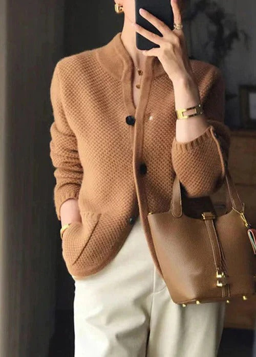 Cardigan Doux Pour Soirées Cocooning Et Facile À Porter Avec Drapé Décontracté Ouvert
