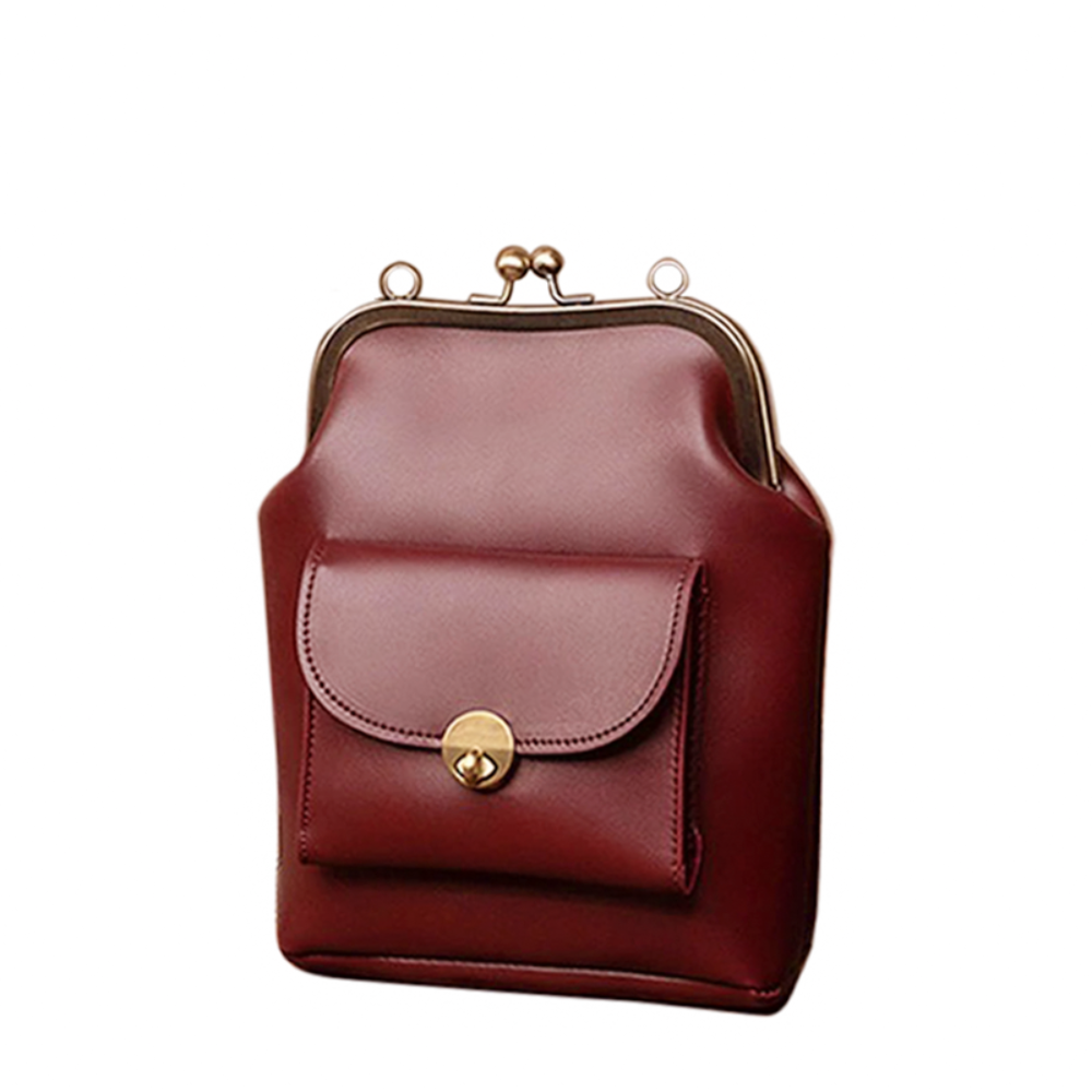 Amawinc Diana Sac Structuré En Cuir Végan Élégance Intemporelle Avec Fermeture À Clip Sécurisée