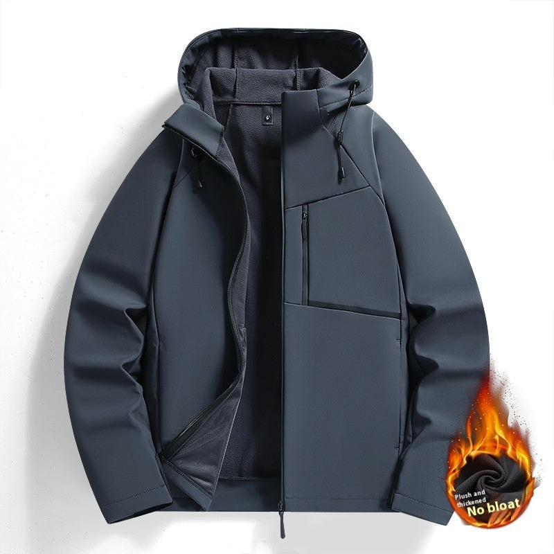 Herrenjacke Charlie: Gefütterte Winterjacke mit Fleece für Herbst und Winter