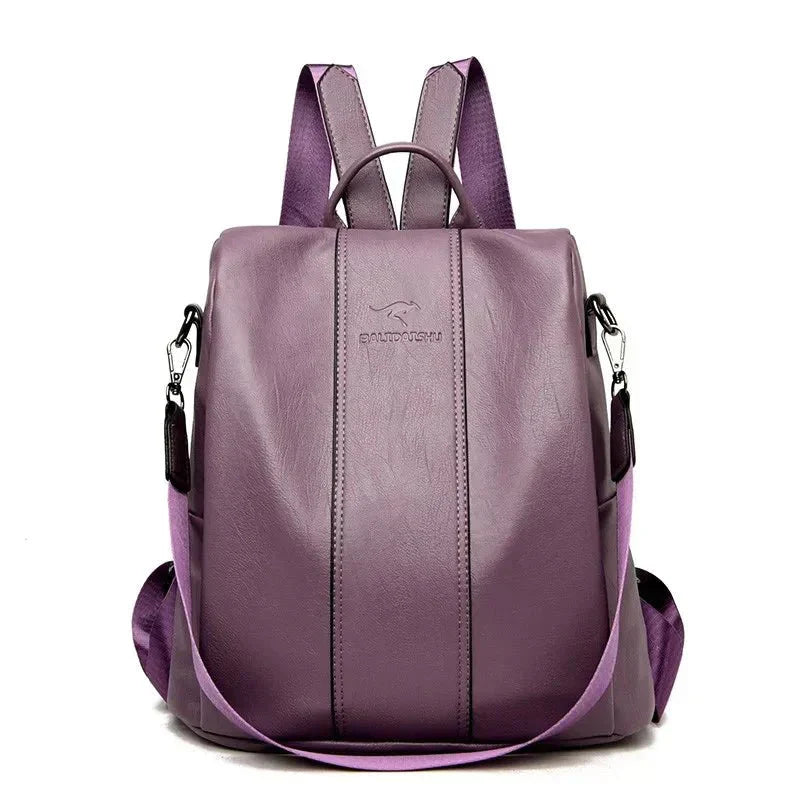 Amawinc Serenity Sac À Dos Convertible En Cuir Vegan Sac À Main Polyvalent Jour Et Nuit