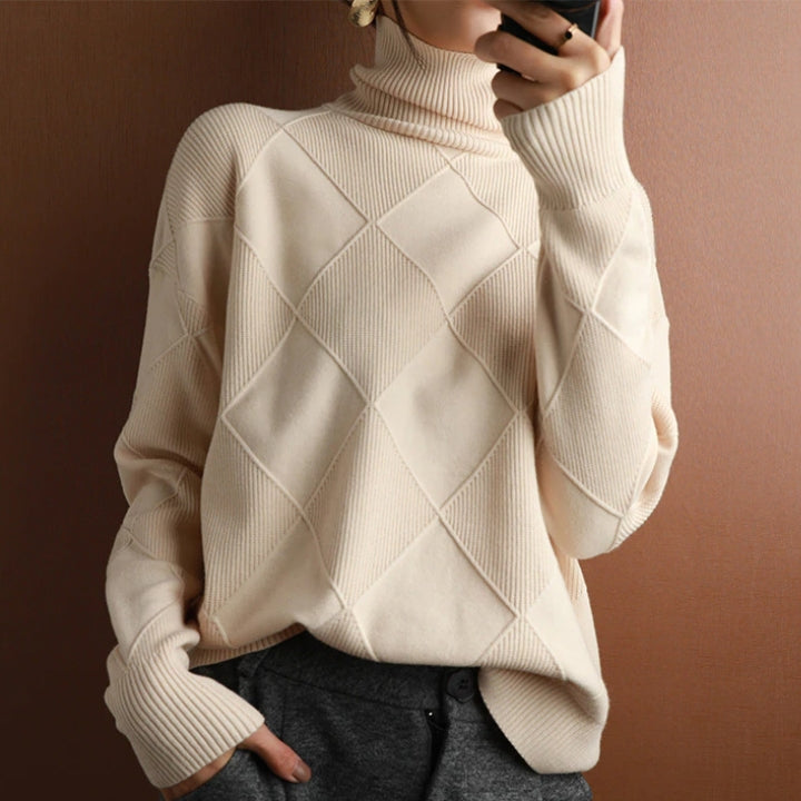 Natalie Pull Femme Oversize En Maille Côtelée Douillet Parfait Pour Le Quotidien Confort Et Style