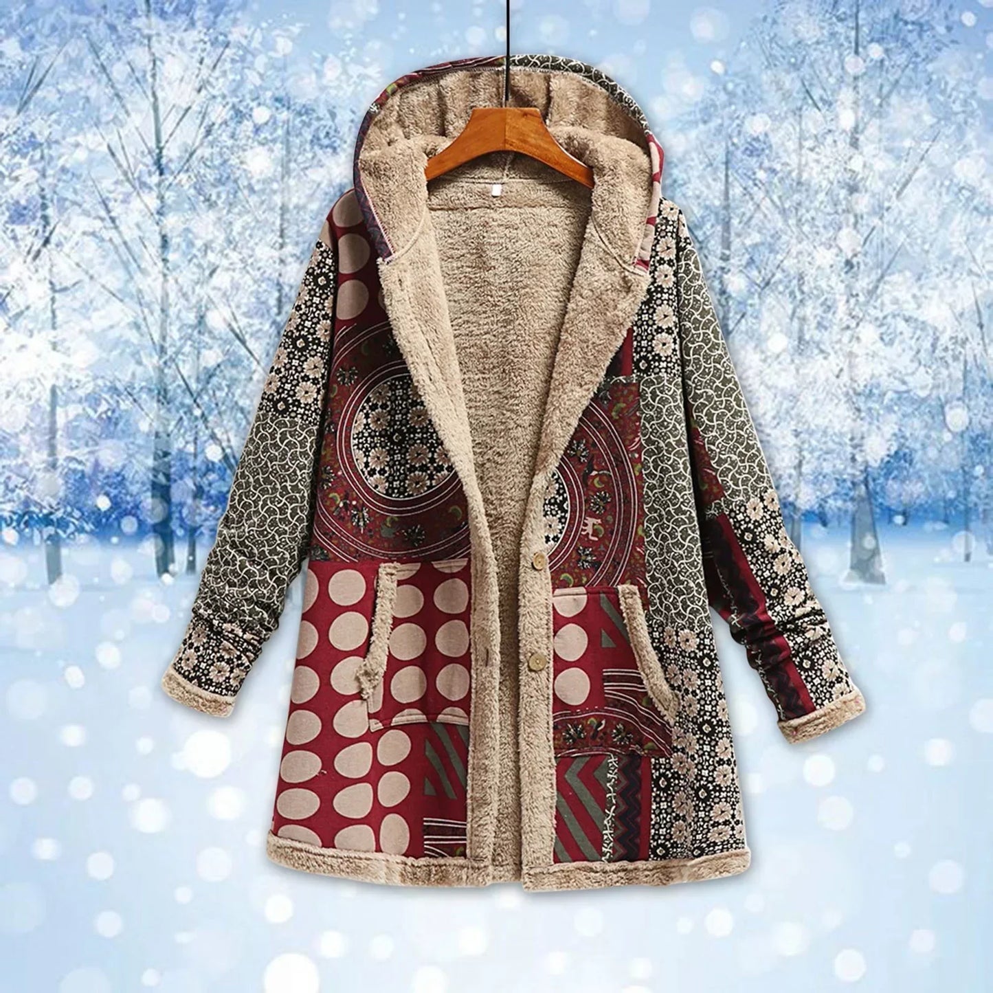 Anastasia: Luxuriöse Jacke aus Fleece