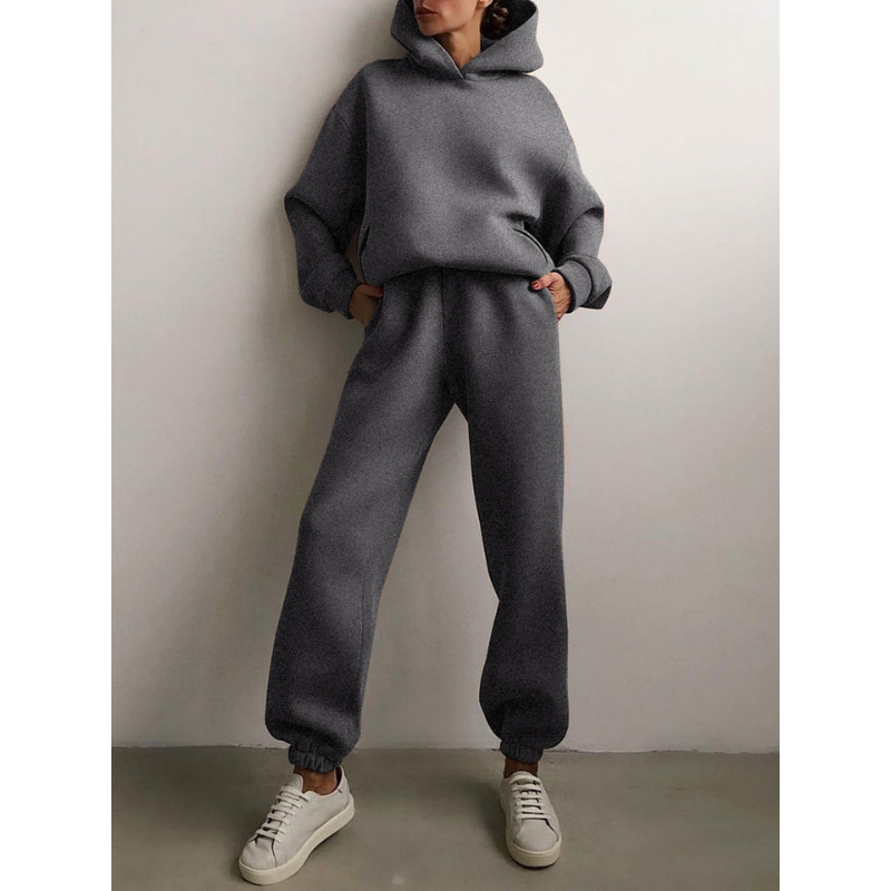 Harper Ensemble Deux Pièces Décontracté pour Femme Hoodie et Jogger à Coupe Décontractée
