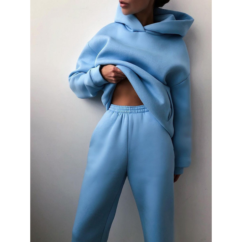 Harper Ensemble Deux Pièces Décontracté pour Femme Hoodie et Jogger à Coupe Décontractée