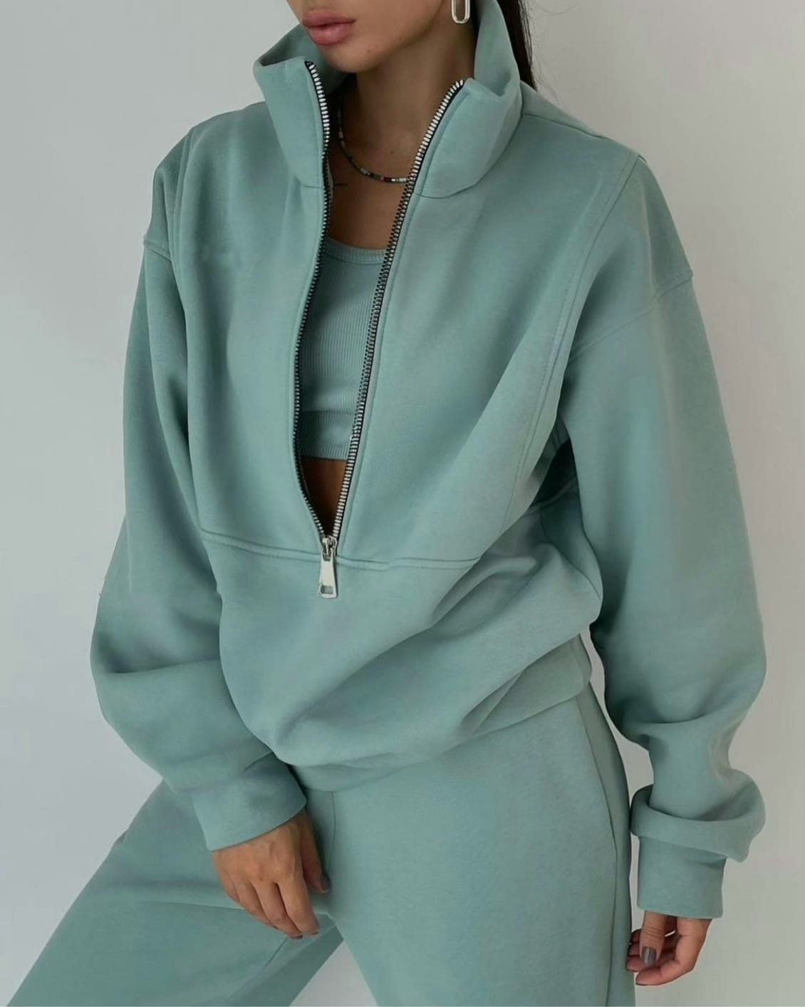 Grace Ensemble Deux Pièces Oversize Décontracté Pour Femmes Confort Et Style Urbain Quotidien