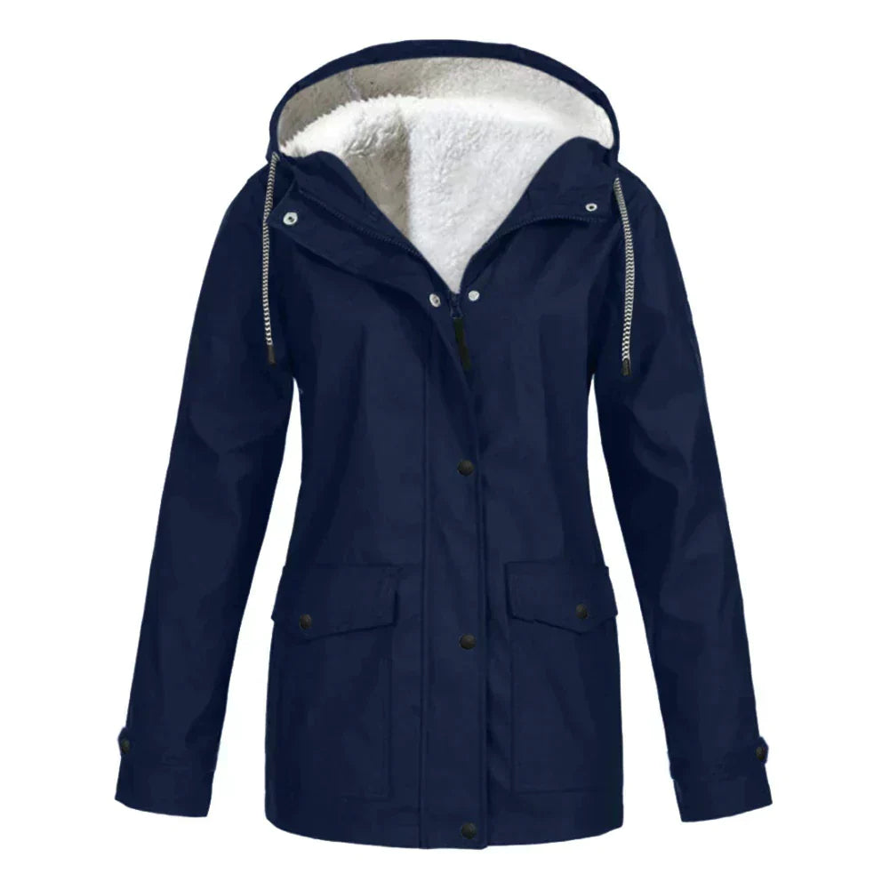 Kaitlyn Parka Hivernale Doublée De Fourrure Pour Femme Chaude Confortable Et Élégante