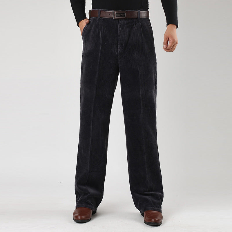Pantalon Homme Taille Haute Plissé Décontracté Pour Travail Ou Week End Amawinc Brandon