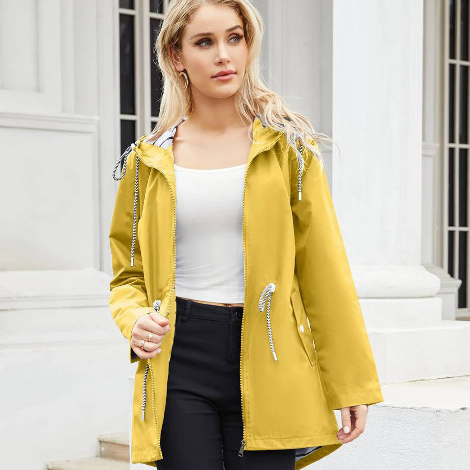Imperméable Pour Femme Avec Capuche Léger Et Hydrofuge Pour Le Quotidien Idéal Pour La Pluie