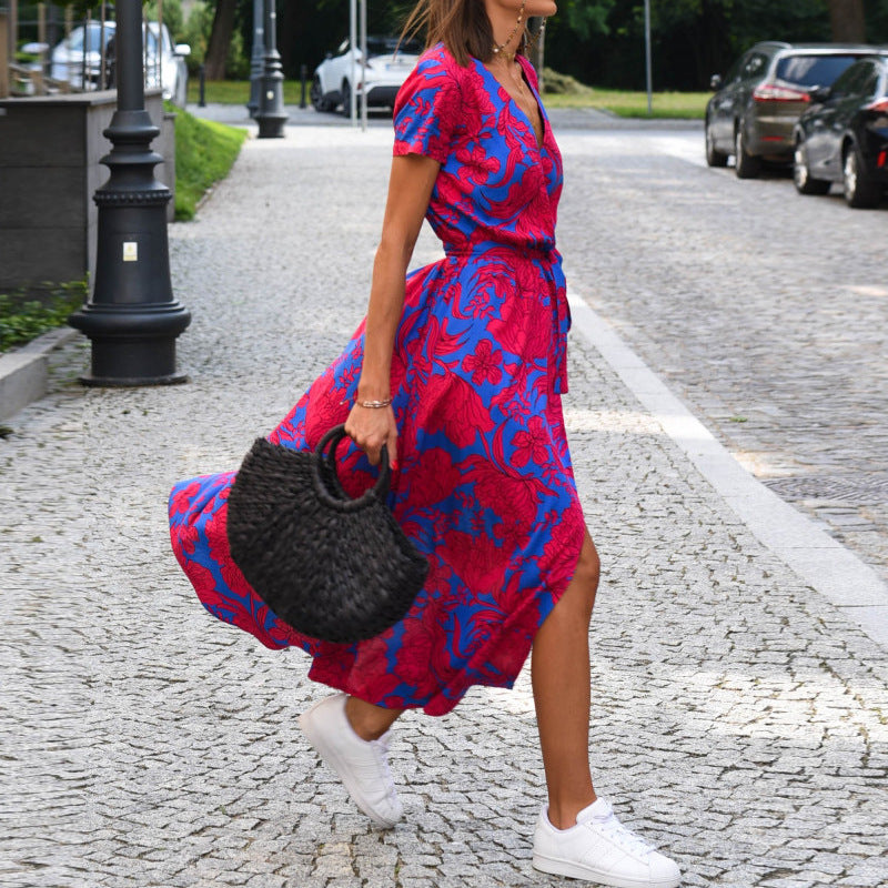 Modisches Strandkleid von Fudus mit Print
