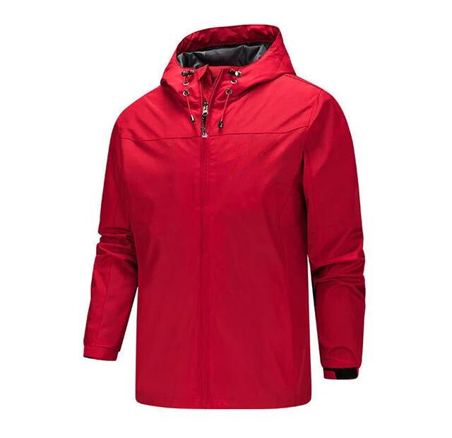 Veste Imperméable Homme Avec Capuche Coupe Regular Coutures Étanches Pluie Urbaine