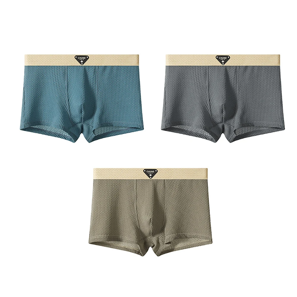 Ensemble Trois Pièces De Boxers Moulants Pour Homme Unis À Longueur Courte Par Amawinc