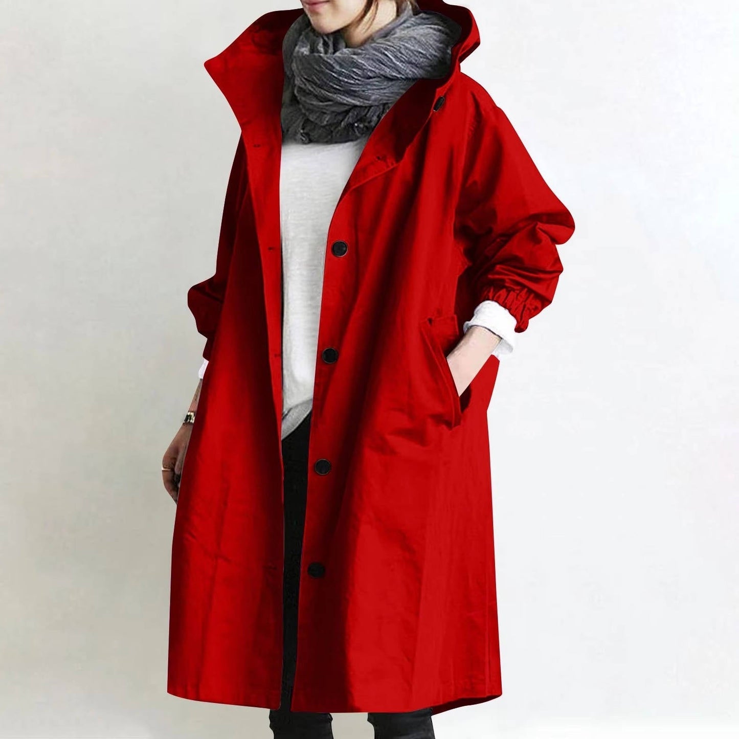 Manteau Trench Imperméable Oversize Pour Femmes Amawinc Confort Ultra Sec Et Coupe Moderne Flatteuse
