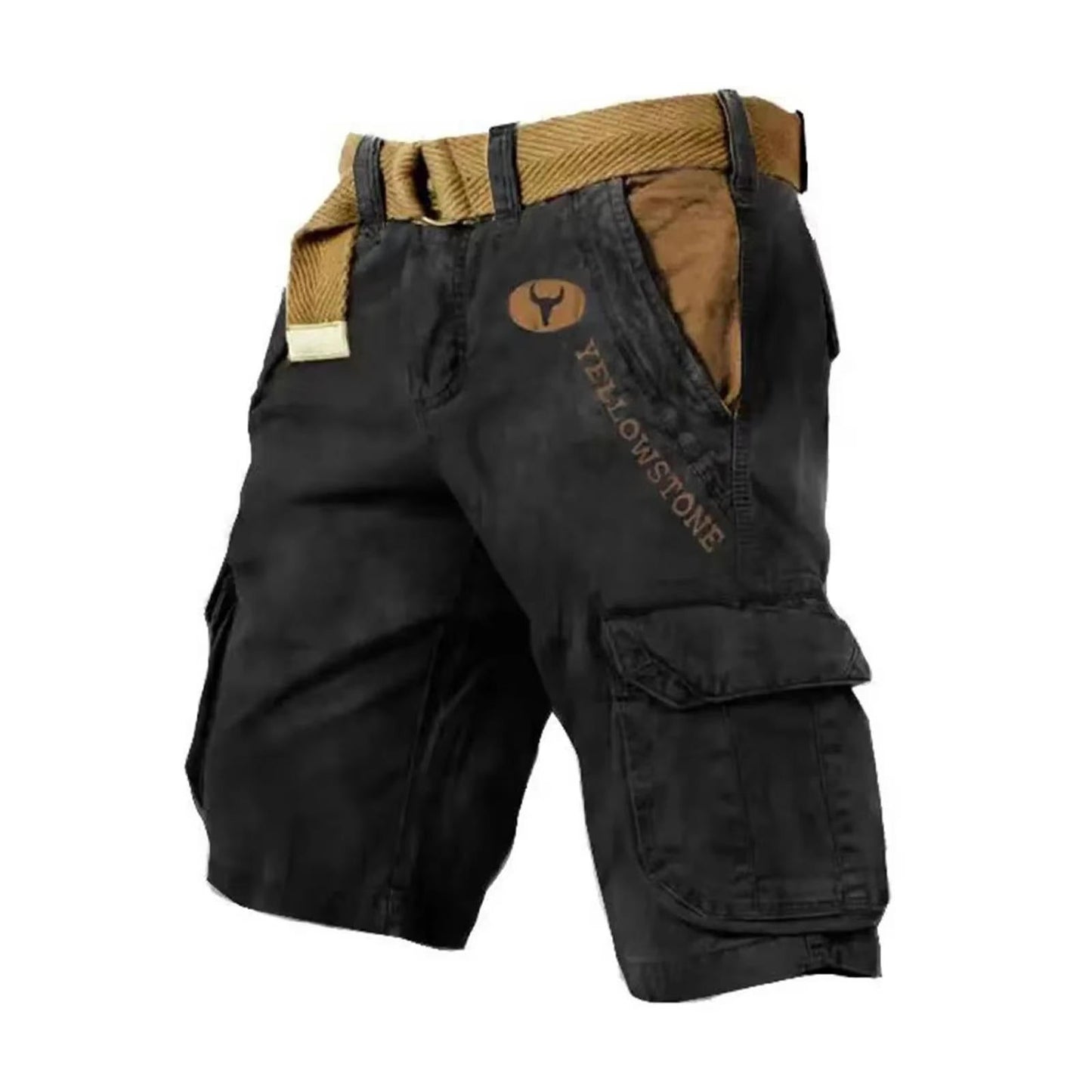 Shorts Cargo Multifonctionnels Pour Homme Avec Six Poches Pour Voyage Plein Air Et Vie Quotidienne