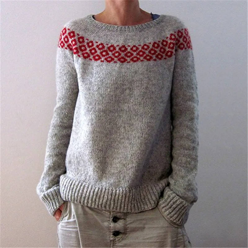 Pull En Laine Douce Pour Femmes Inspiré Nordique Motif Fair Isle Pour Confort Quotidien Chaleureux
