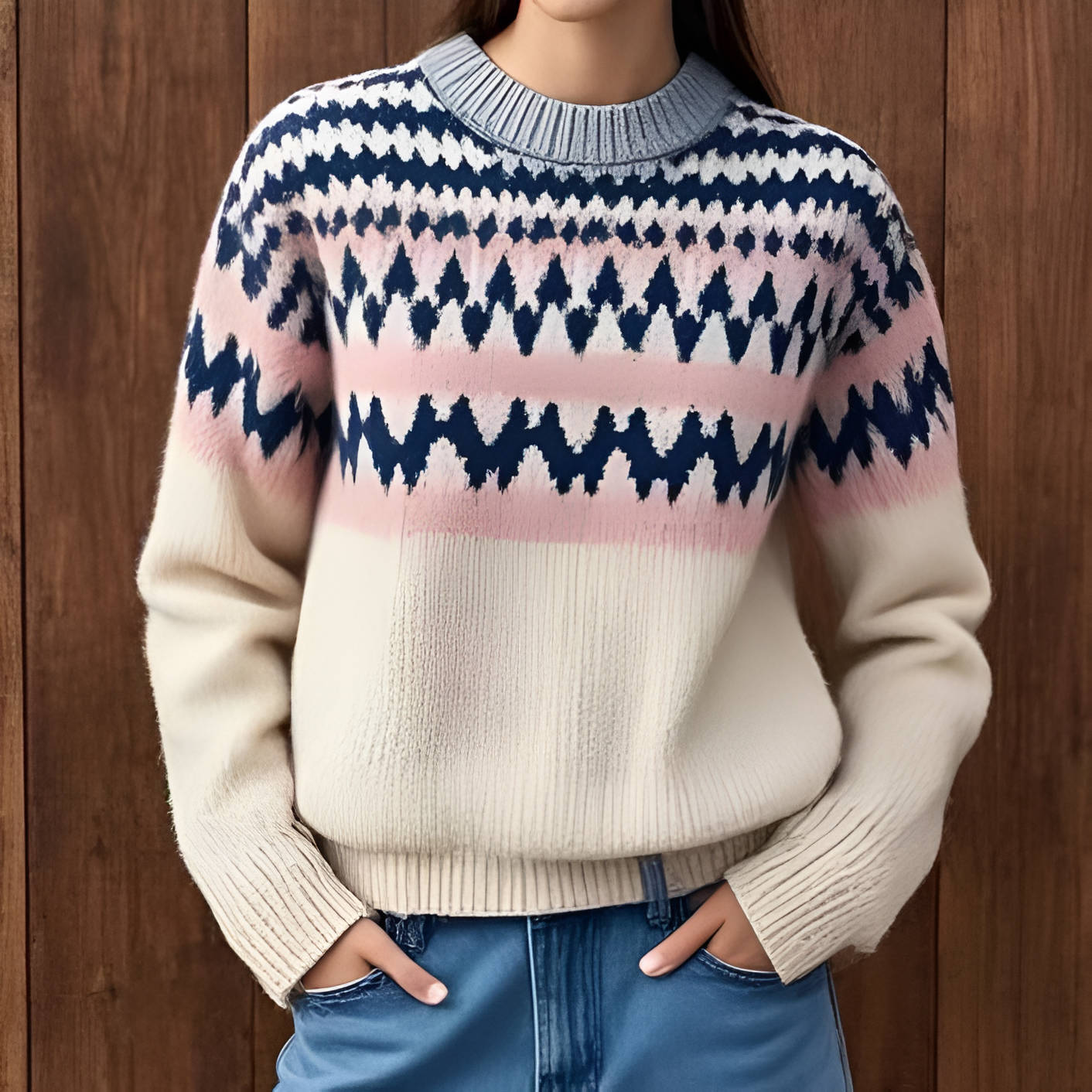 Pull Femme Fair Isle Motif Tricot Confort Et Style Quotidien Pour Tous Les Jours