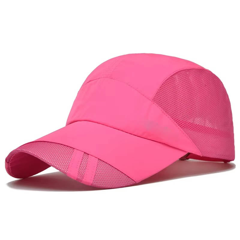 Casquette De Sport Pour Homme Réglable Avec Panneaux Respirants En Maille Pour Activités Extérieures