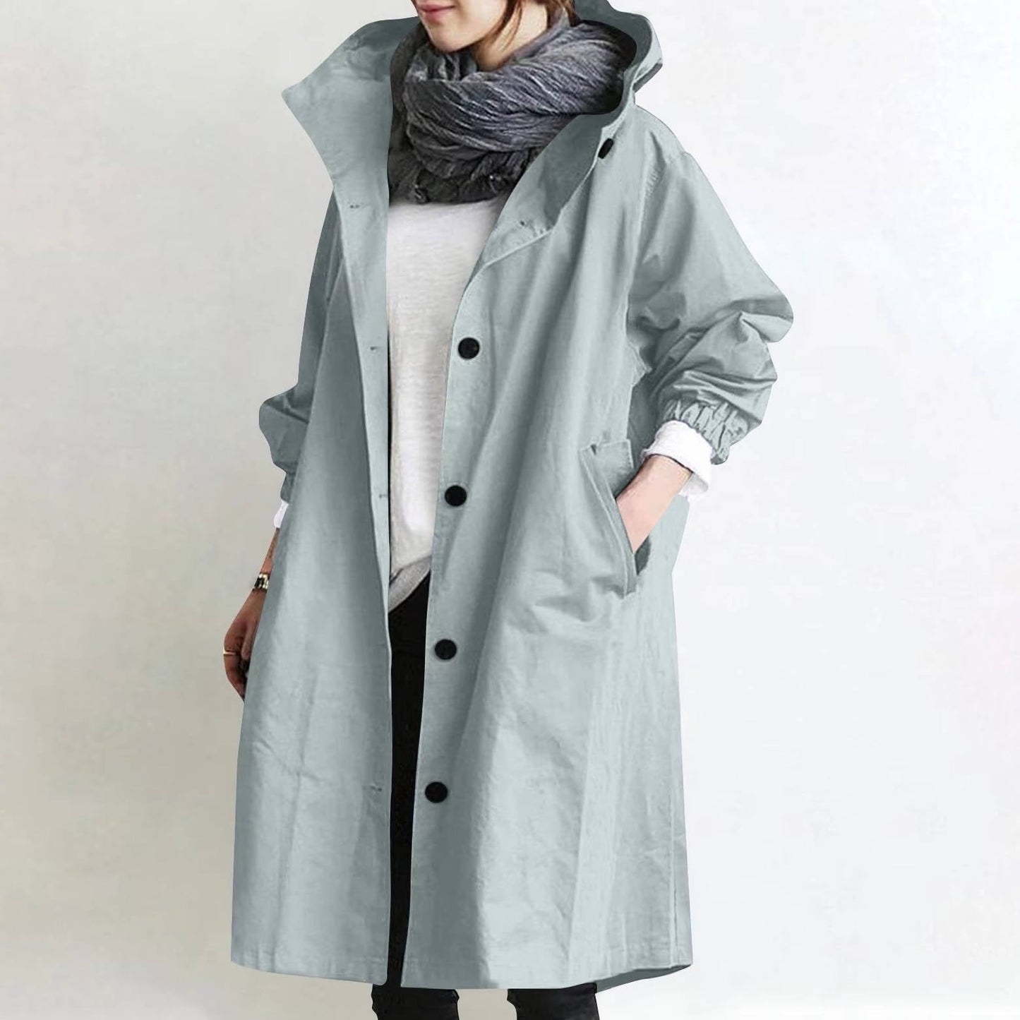 Manteau Trench Imperméable Oversize Pour Femmes Amawinc Confort Ultra Sec Et Coupe Moderne Flatteuse