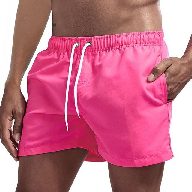 Amawinc Maillot De Bain Homme Séchage Rapide Gris Short De Bain Avec Cordon Confort Pour Plage Piscine