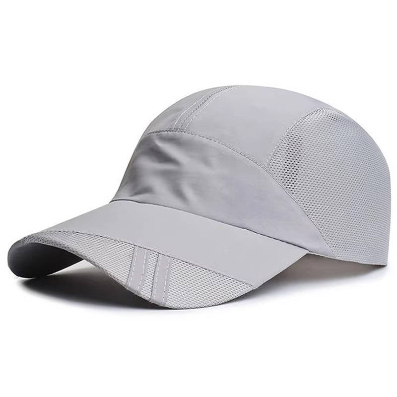 Casquette De Sport Pour Homme Réglable Avec Panneaux Respirants En Maille Pour Activités Extérieures